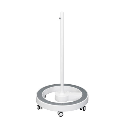 Stojak mobilny Lumeno 6159 z pierścieniem na stopę w kolorze zielonym, szarym lub czarnym, wersja designerska